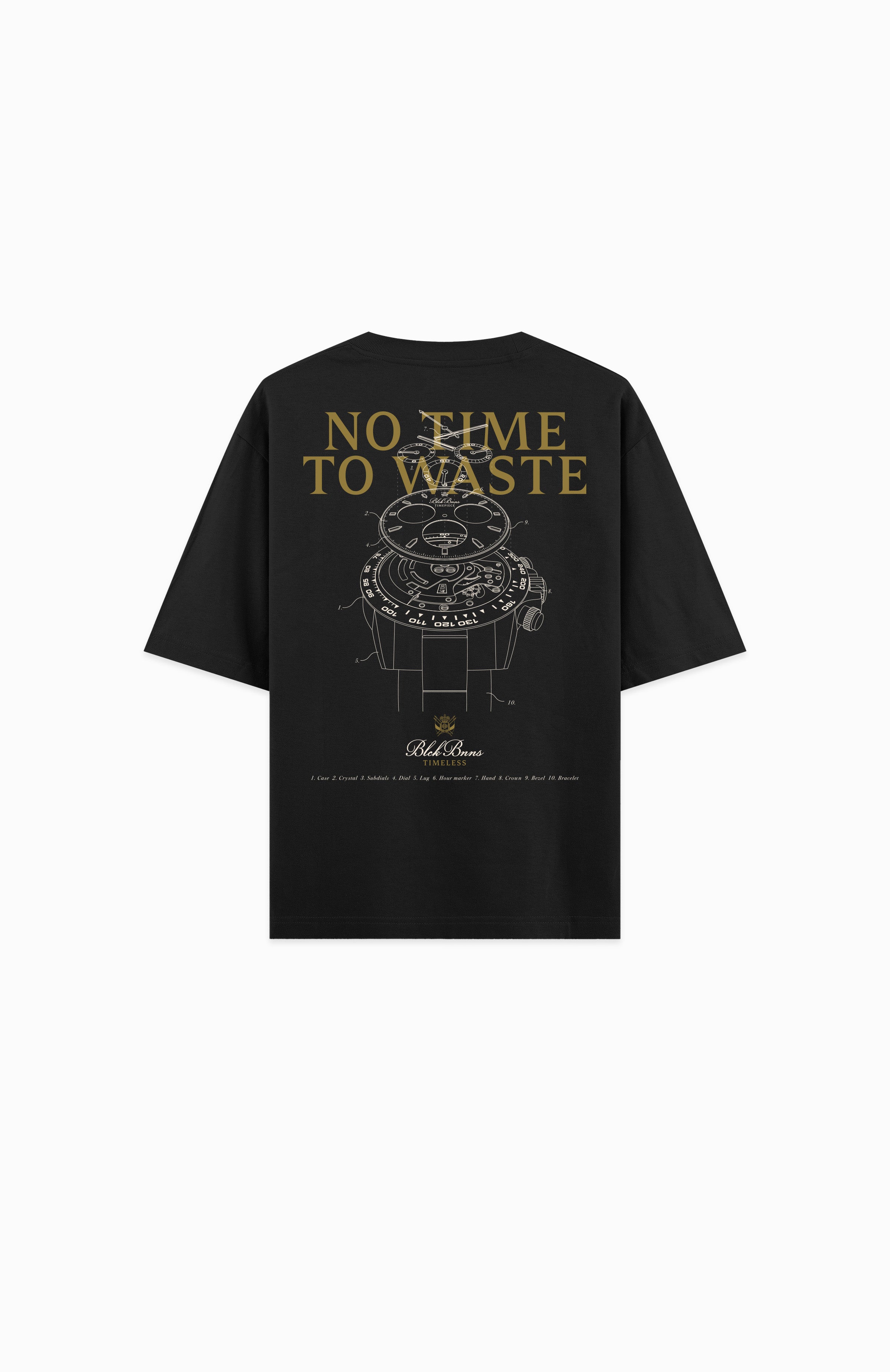 NO TIME T-SHIRT | Black