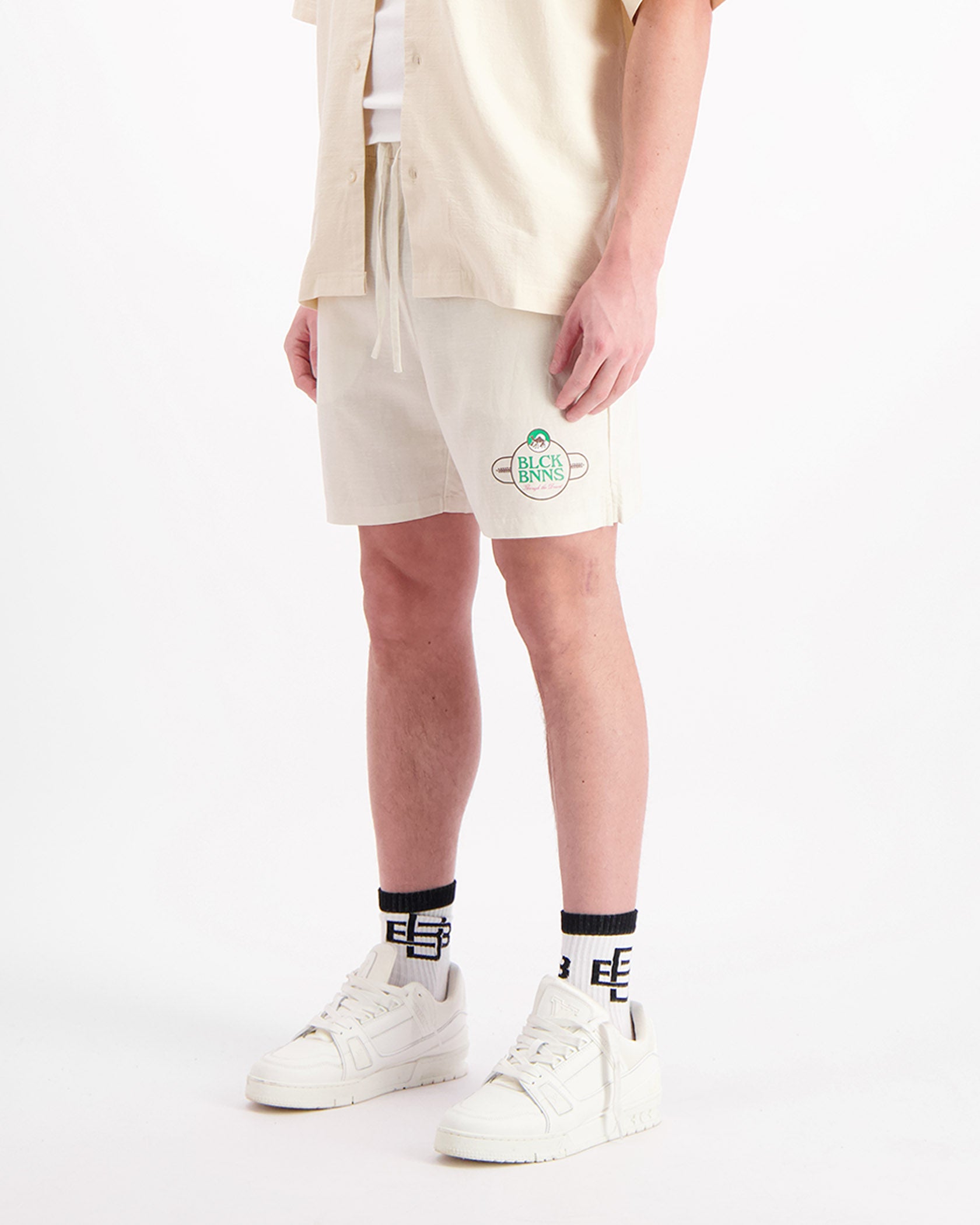 NOMAD LINEN SHORTS | Sand