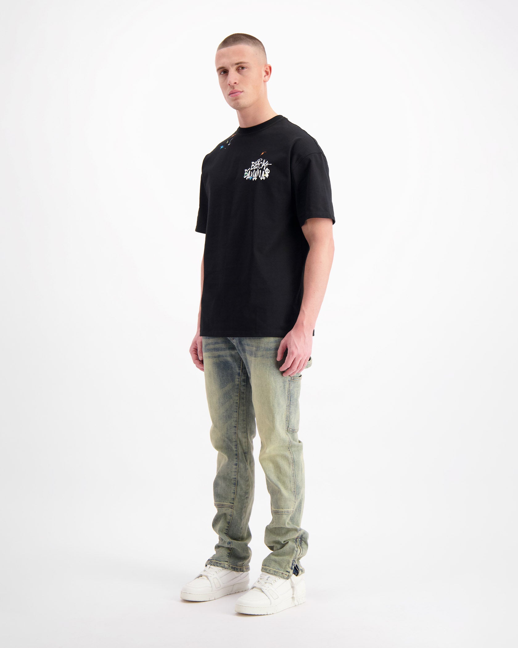 PAINTERS T-SHIRT | Black