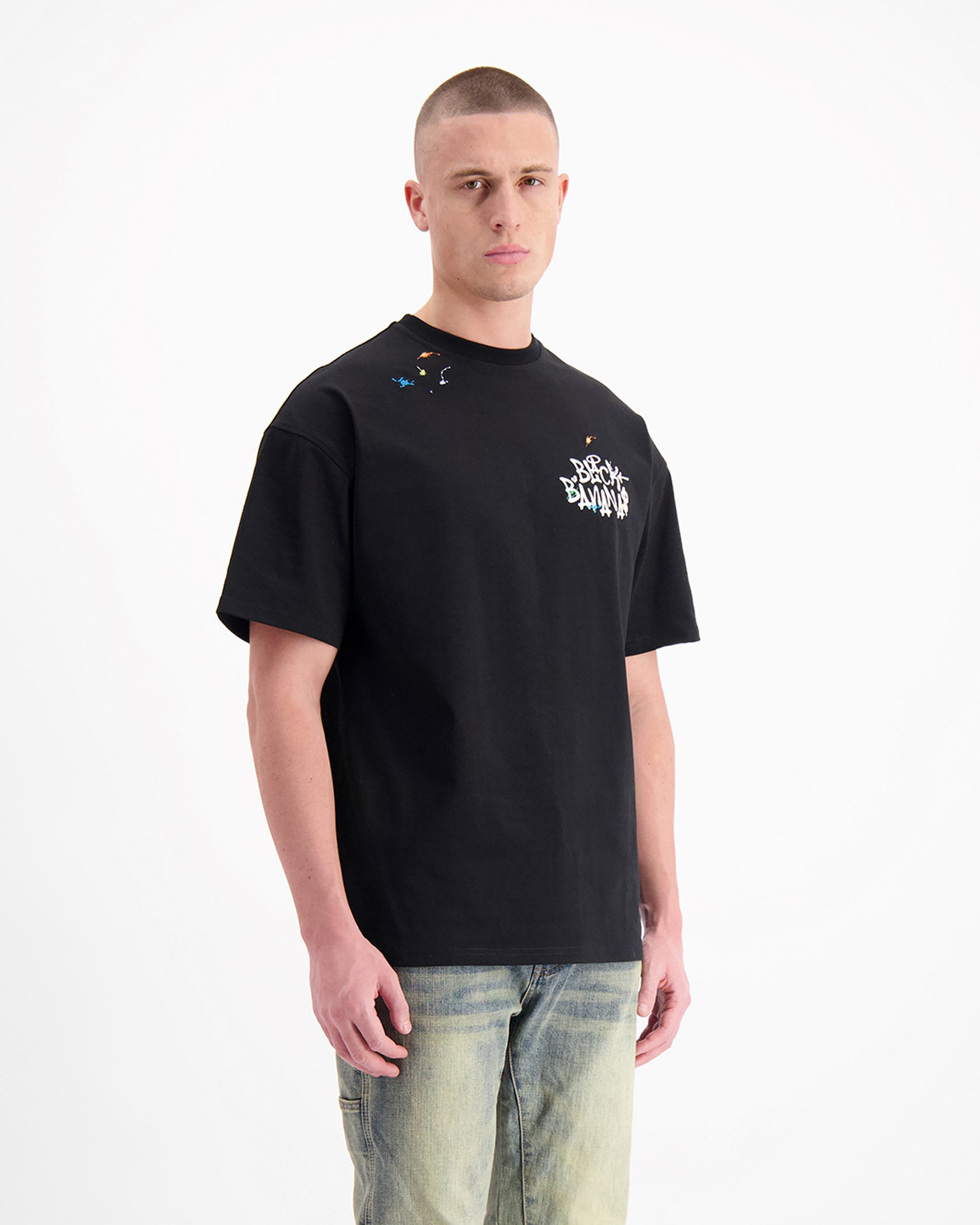 PAINTERS T-SHIRT | Black