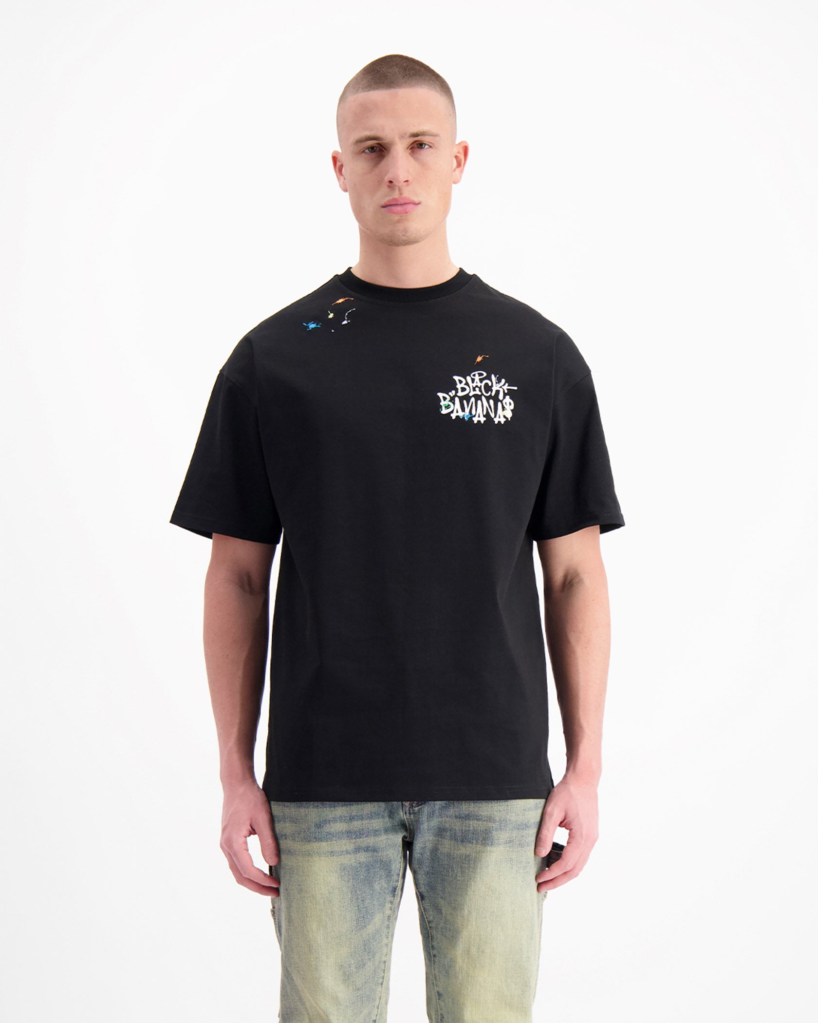 PAINTERS T-SHIRT | Black