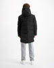 KIDS PLATE PARKA JACKET | Black