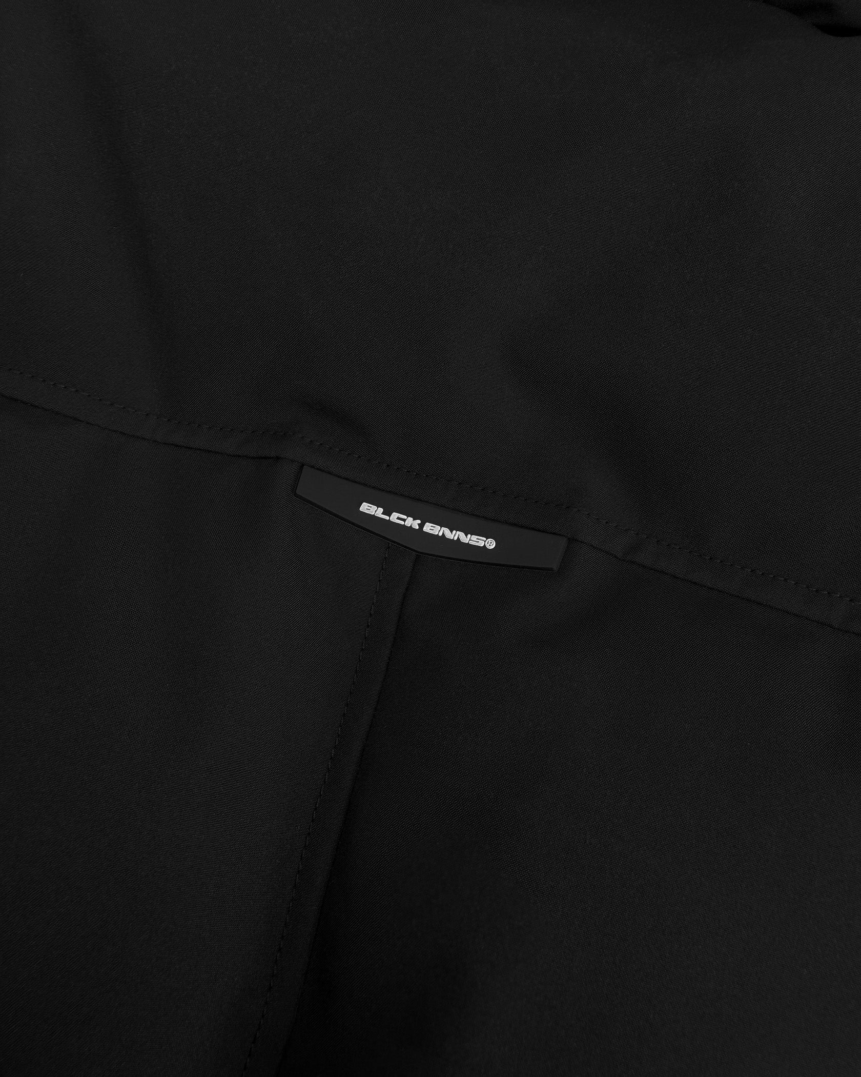 KIDS PLATE PARKA JACKET | Black