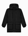 KIDS PLATE PARKA JACKET | Black