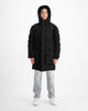 KIDS PLATE PARKA JACKET | Black