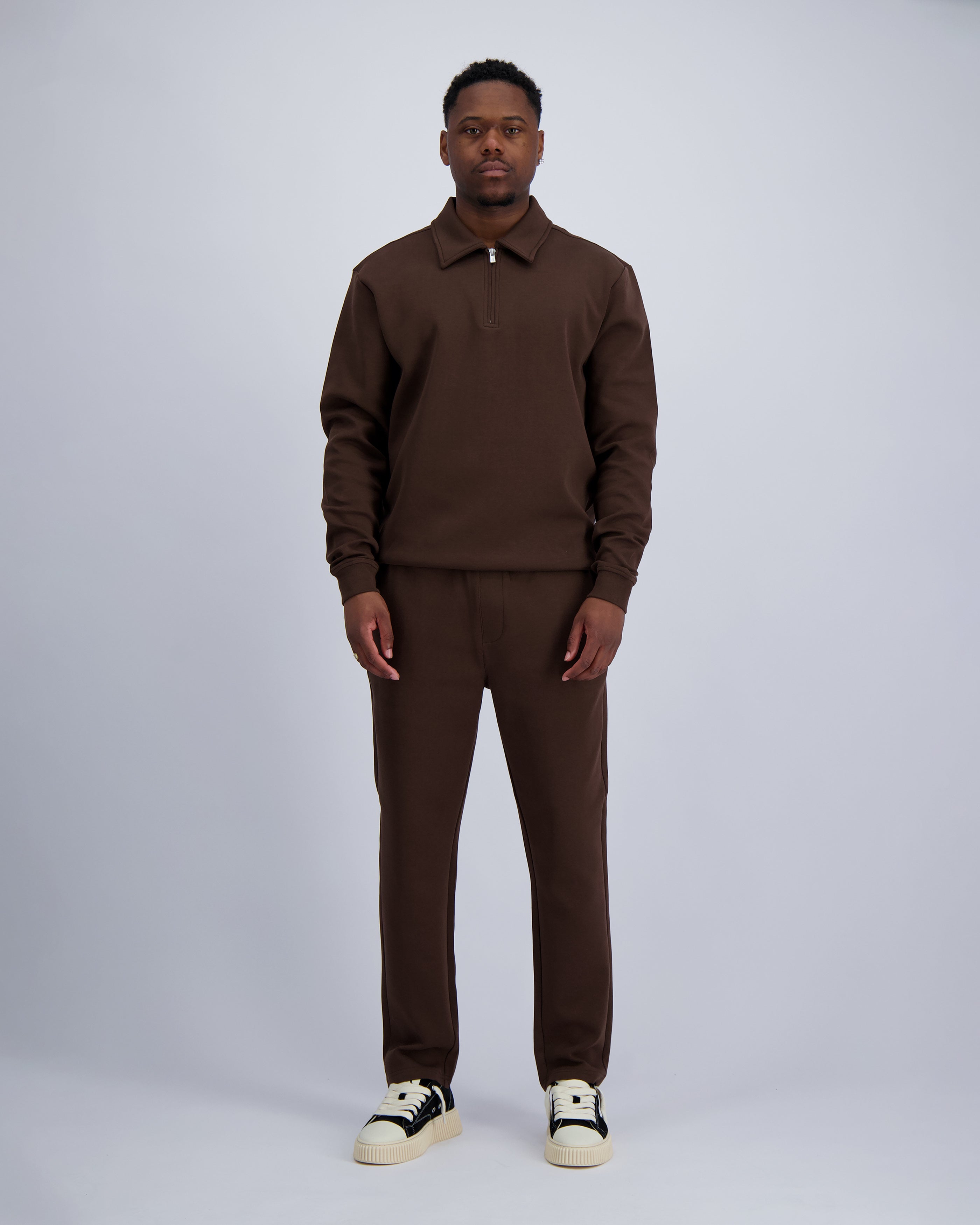 QZIP FLEX SUIT | Brown