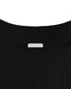 RIBBED KNIT POLO | Black