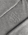 RIPPED MONOGRAM HOODIE | Grey