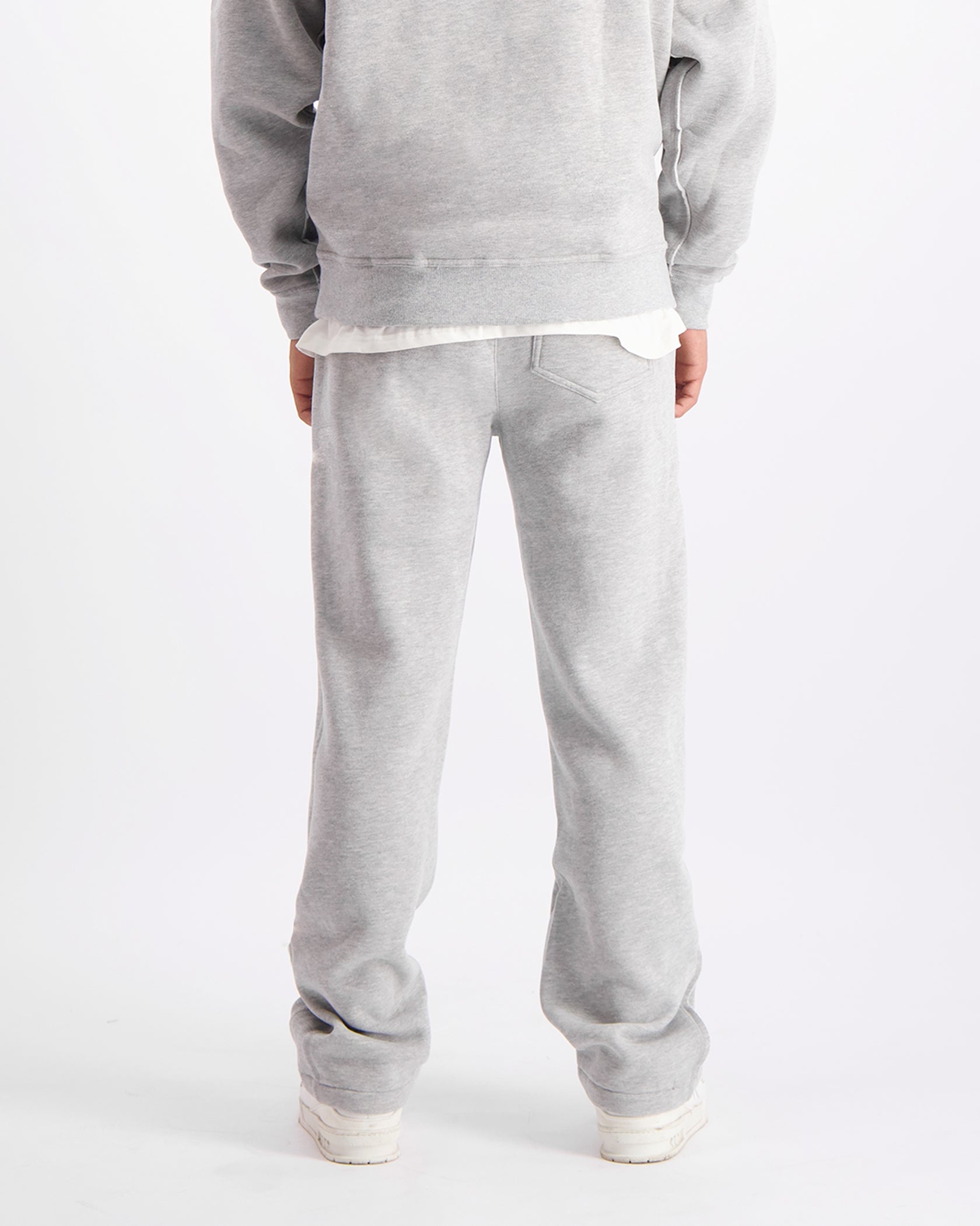 RIPPED MONOGRAM SWEATPANTS | Grey