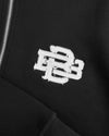 RIPPED ZIP HOODIE | Black