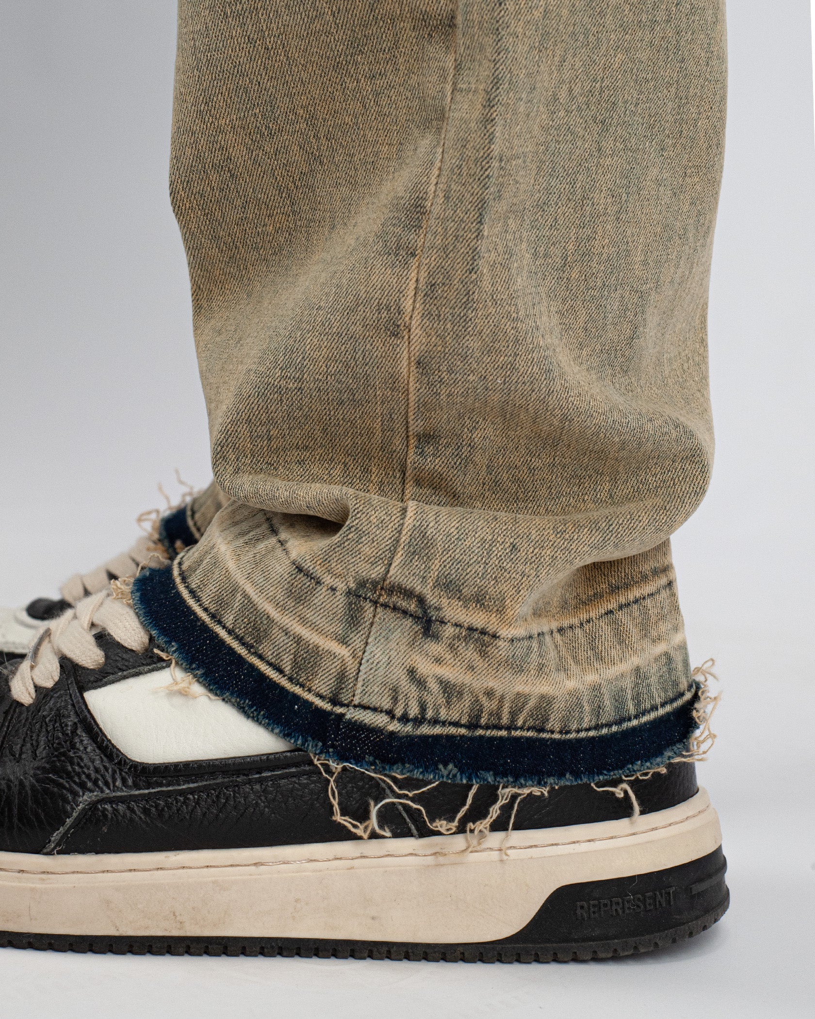 VAQUEROS SAHARA DE CORTE RECTO | Azul