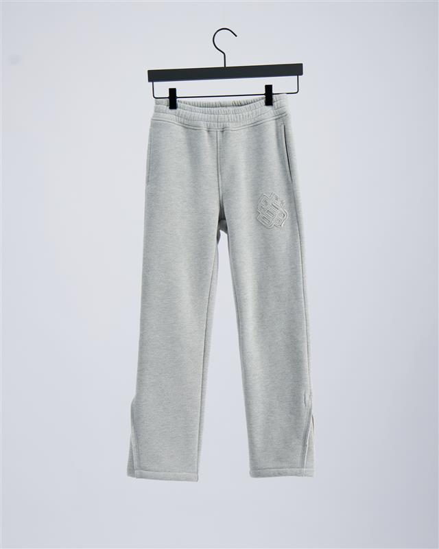 SALE SWEATPANTS  MET RIPPED-EFFECT EN MONOGRAM SWEATPANTS  Grijs