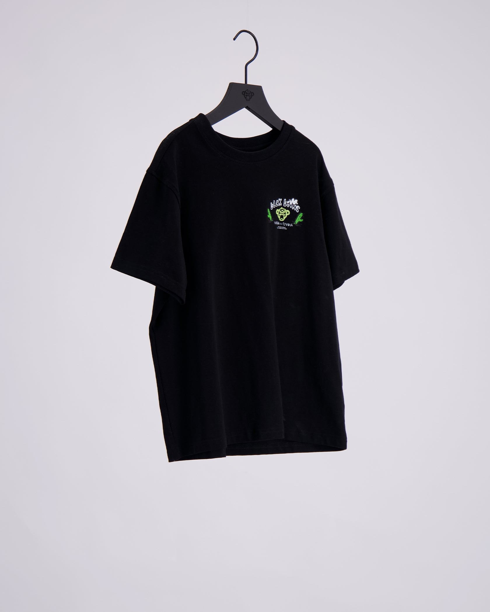 VOORBEELD KINDER-T-SHIRT | Zwart/Limoen