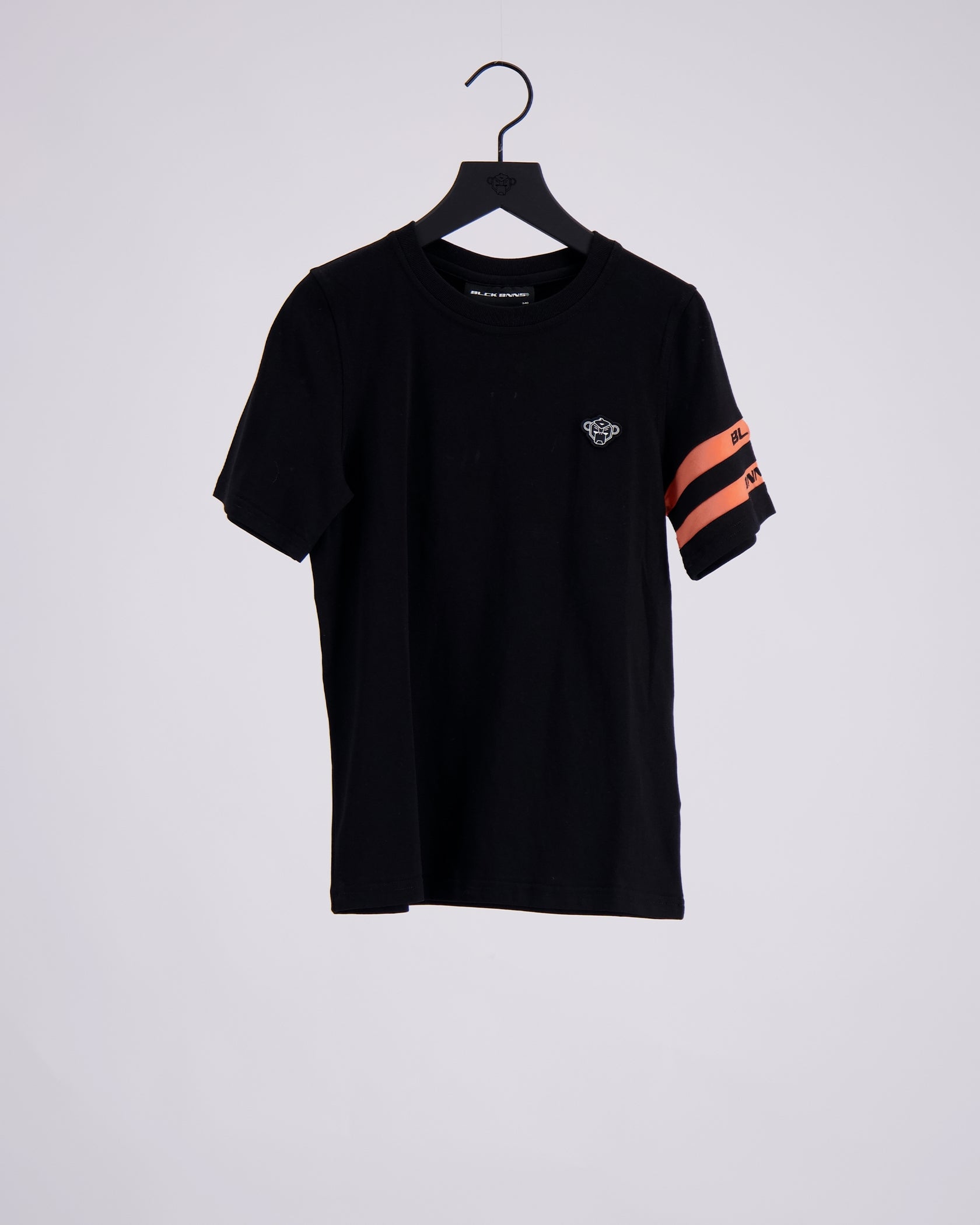 VOORBEELD KINDER-T-SHIRT | Zwart/Oranje