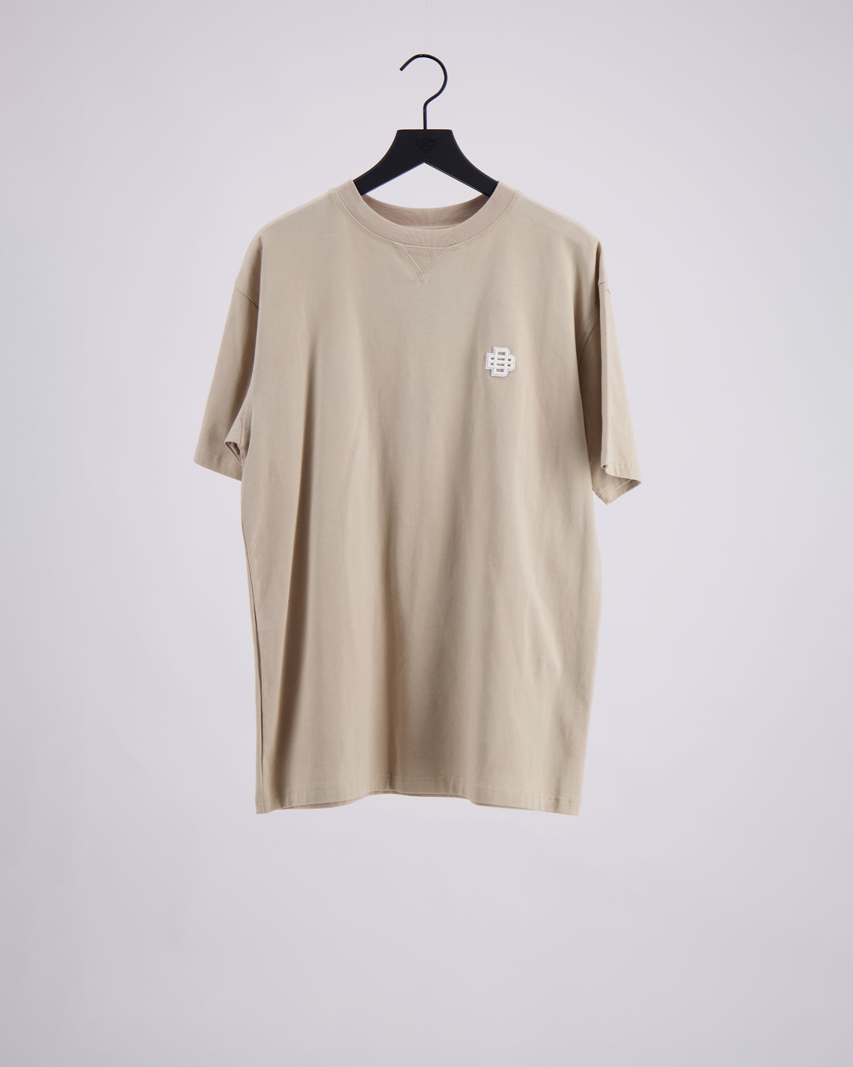 VOORBEELD-T-SHIRT | Beige/Wit