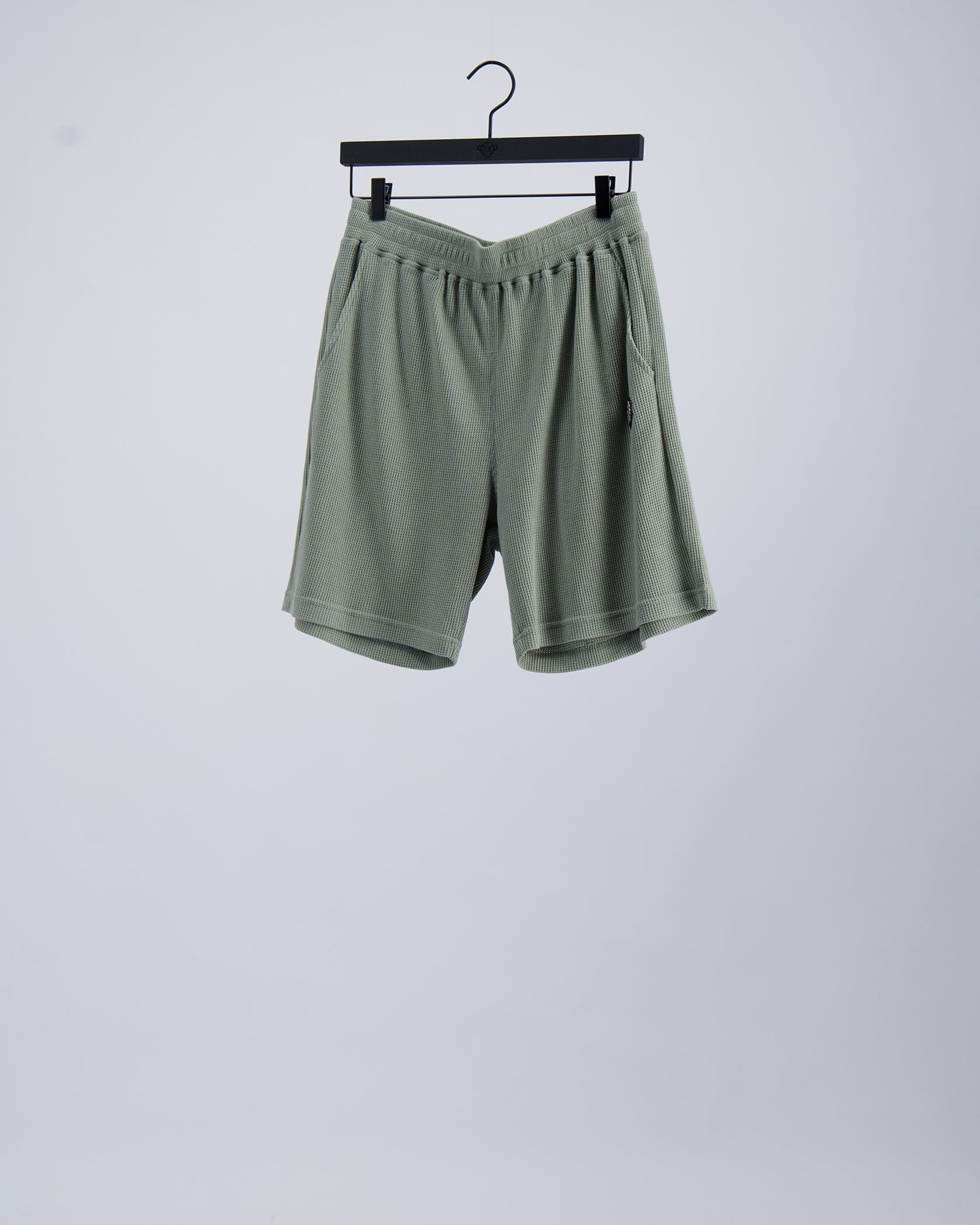 SALE MONOGRAM WAFFLE SHORTS  Groen