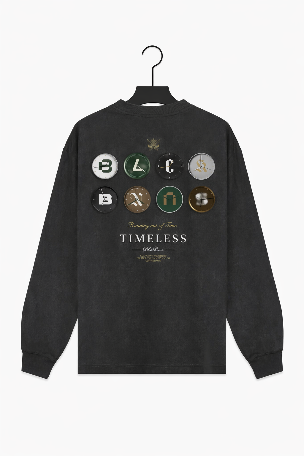 TIJDLOOS LONGSLEEVE | Zwart