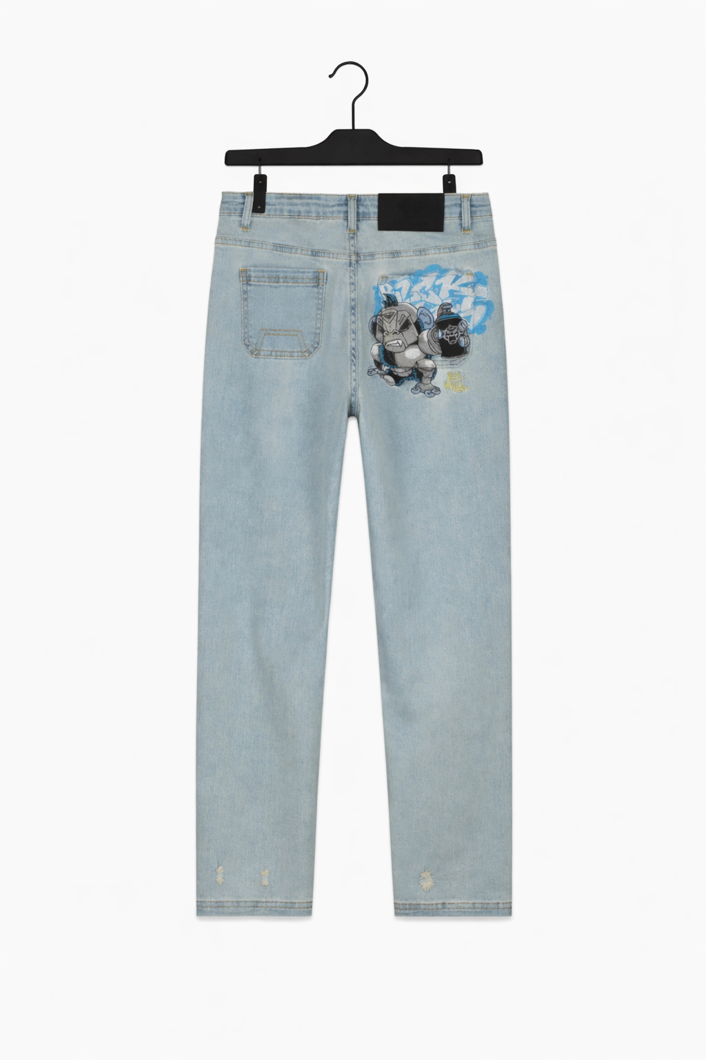 SALE JR. GRAFFITI 3D DENIM | Blauw