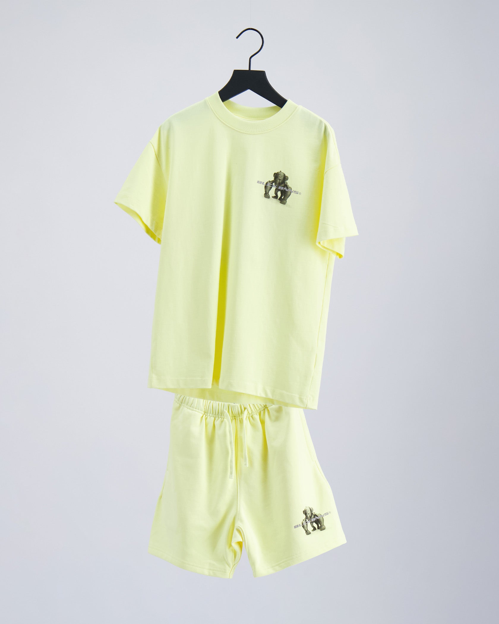 VOORBEELD KINDERSET SHORT  Geel