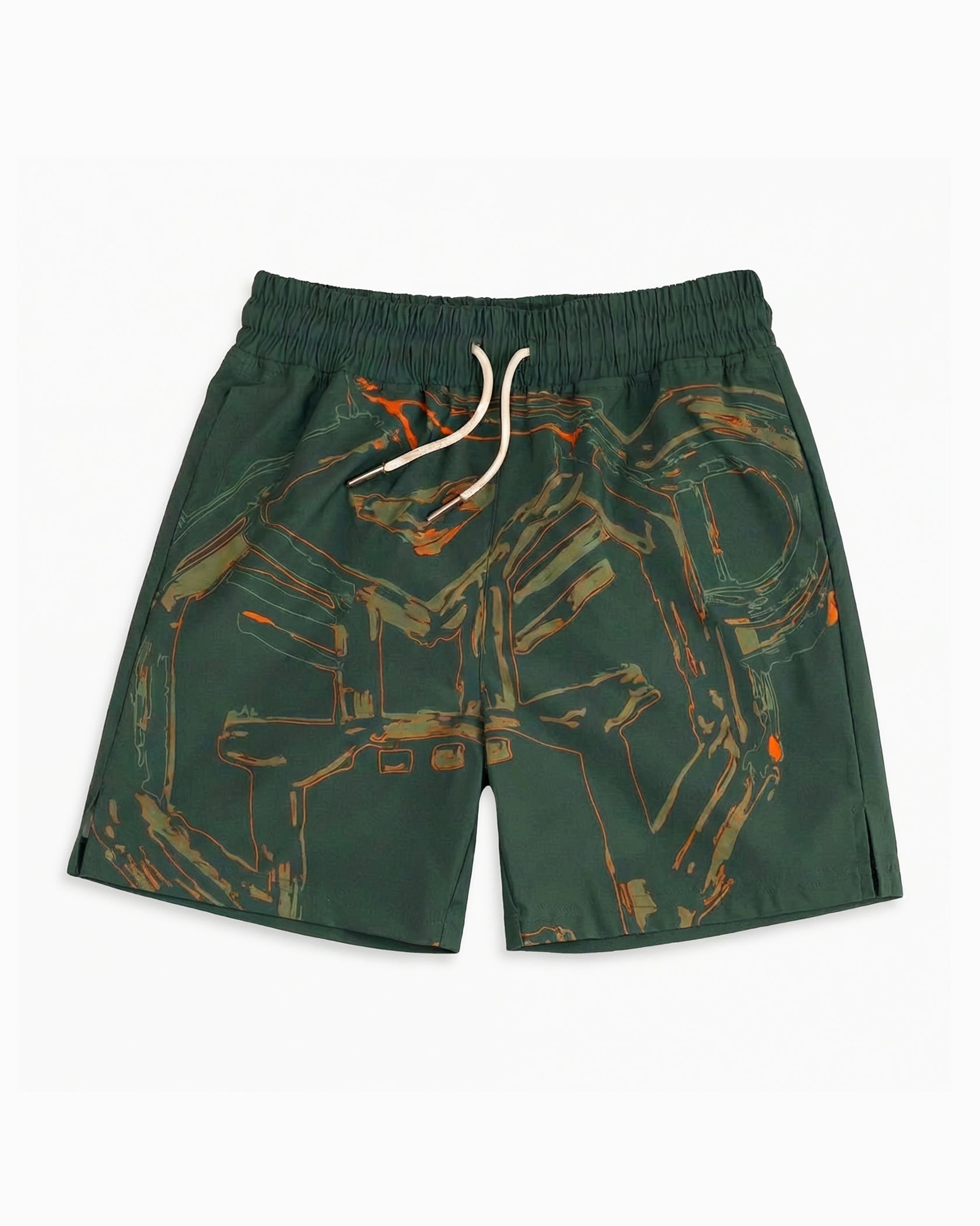 KIDS HUGE SKETCH SWIMSHORT | Green
