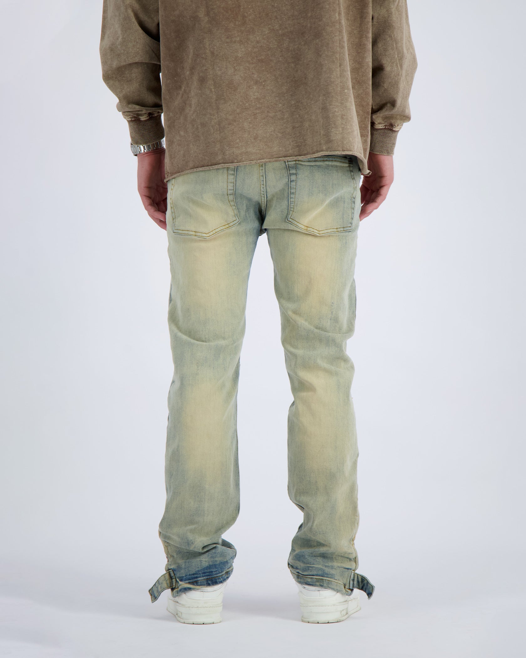 SLIM SEAM DENIM | Blue