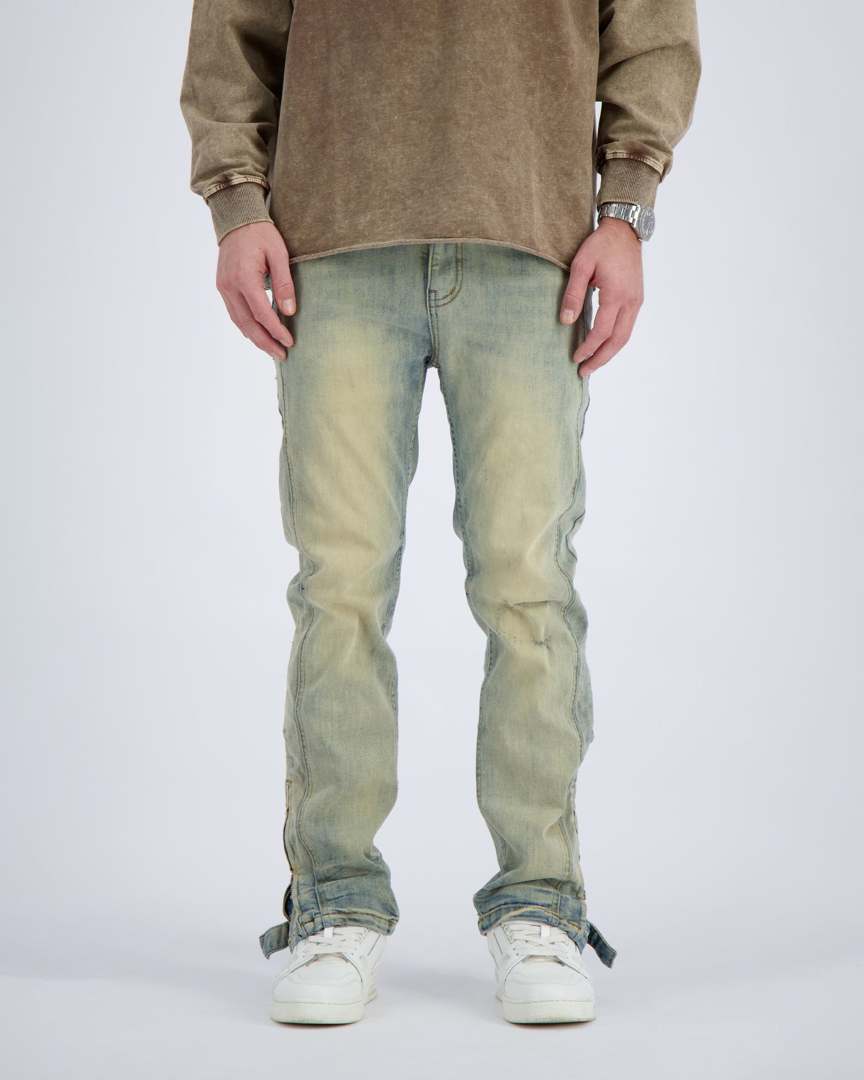 SLIM SEAM DENIM | Blue