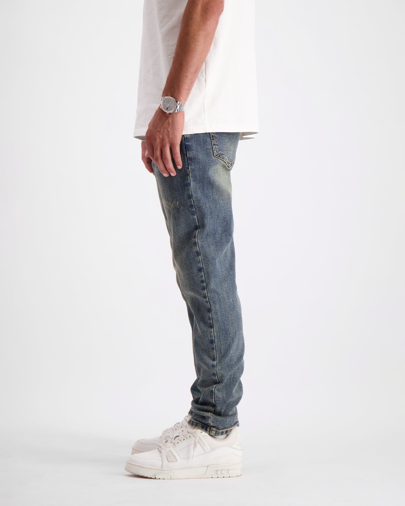 SOFT EDGE SLIM DENIM | Blue