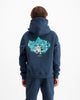 KIDS SPRAYED HOODIE | Navy