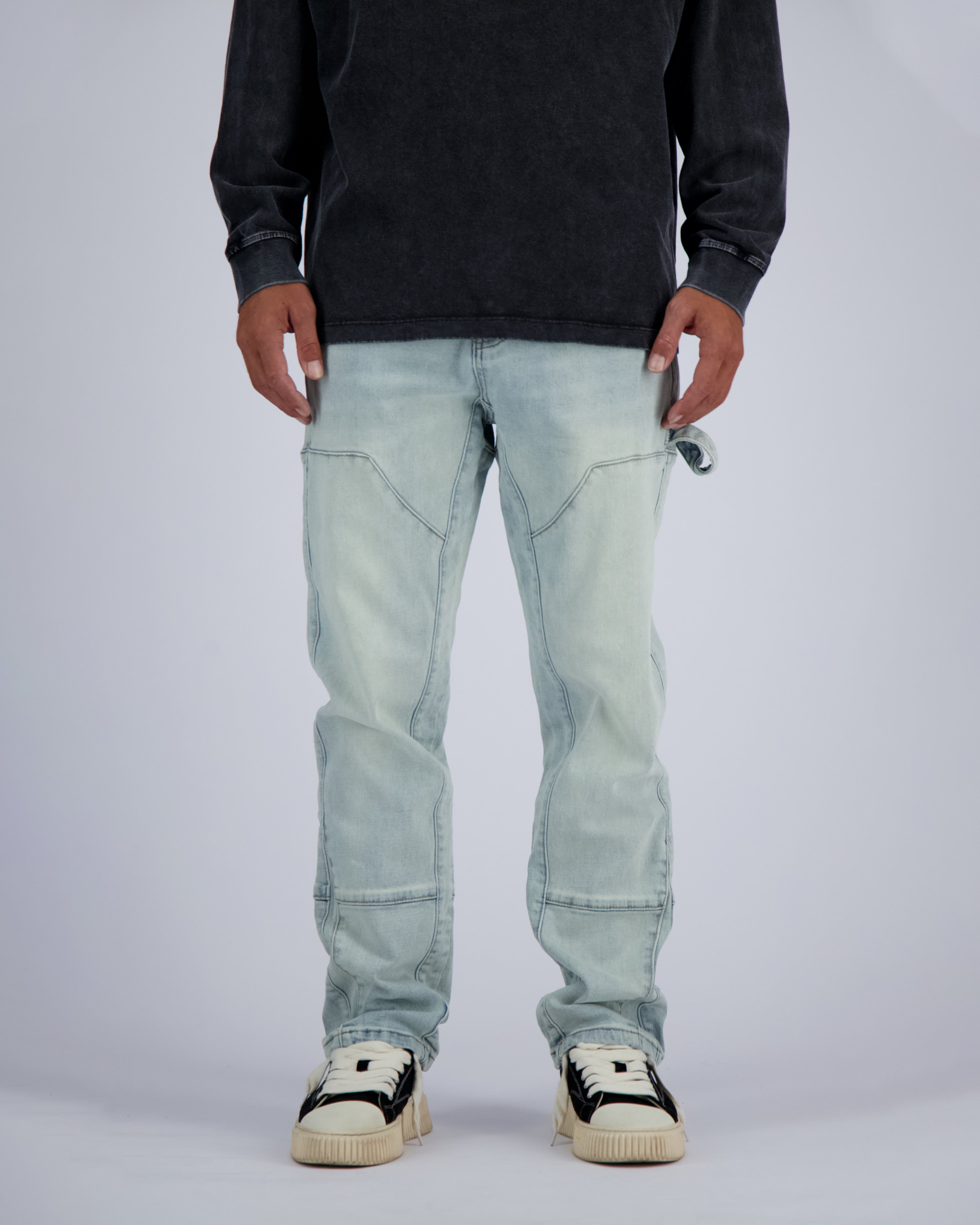STRAIGHT CARPENTER DENIM | Blue