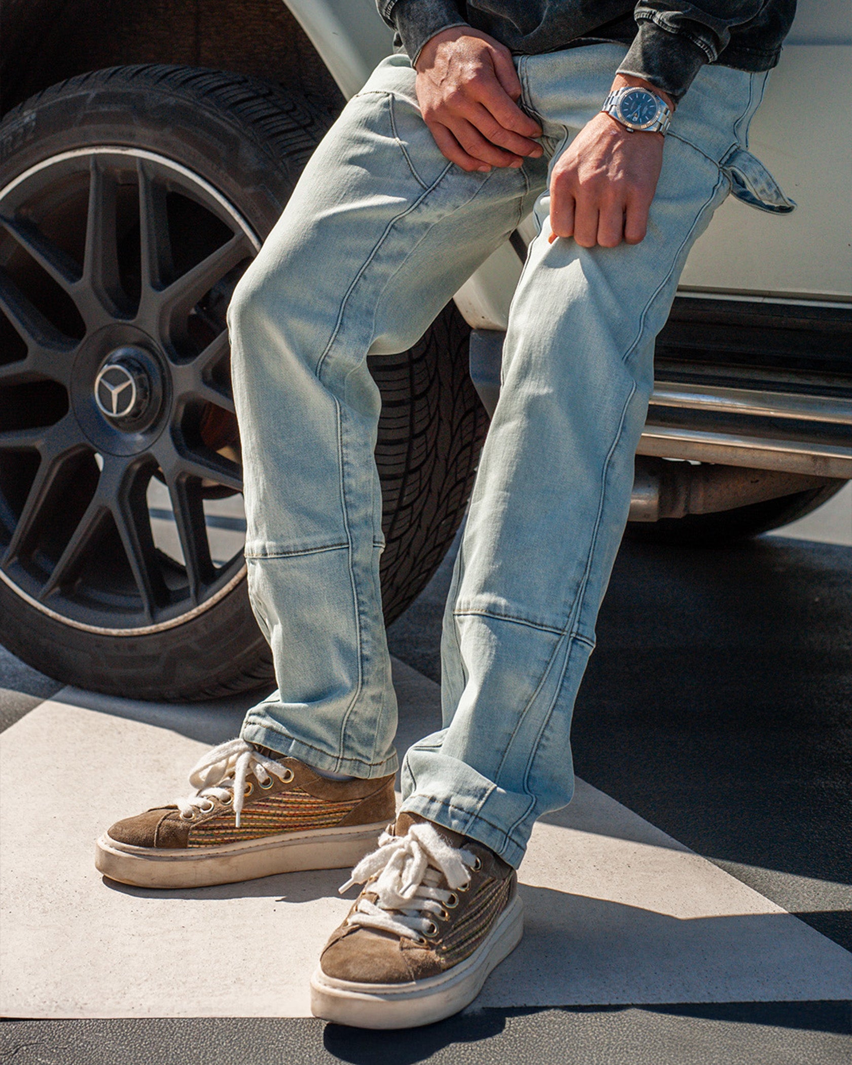 STRAIGHT CARPENTER DENIM | Blau