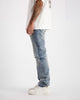 STRAIGHT STITCHED DENIM | Blue