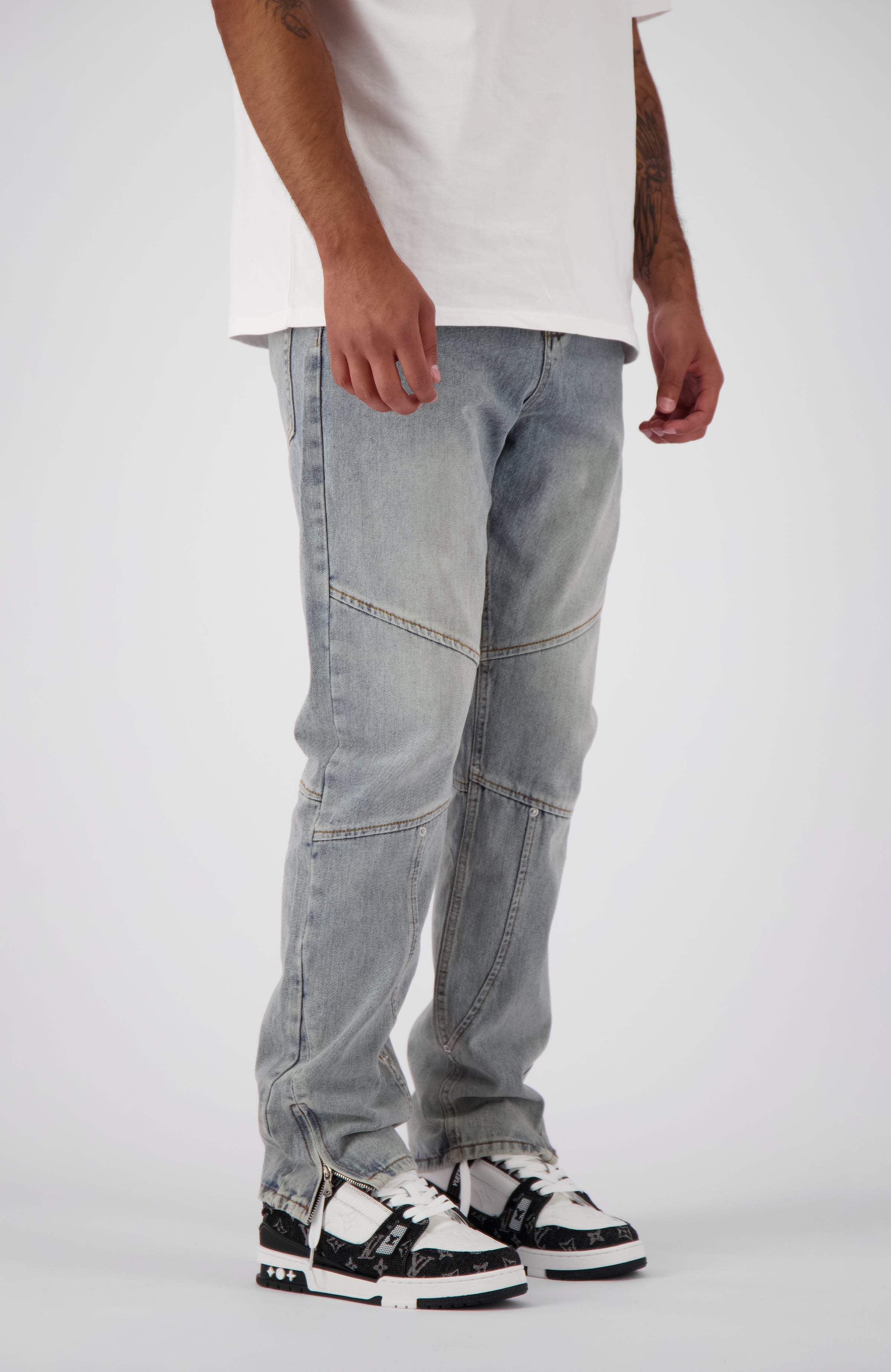 STRAIGHT WORKER DENIM | Blue