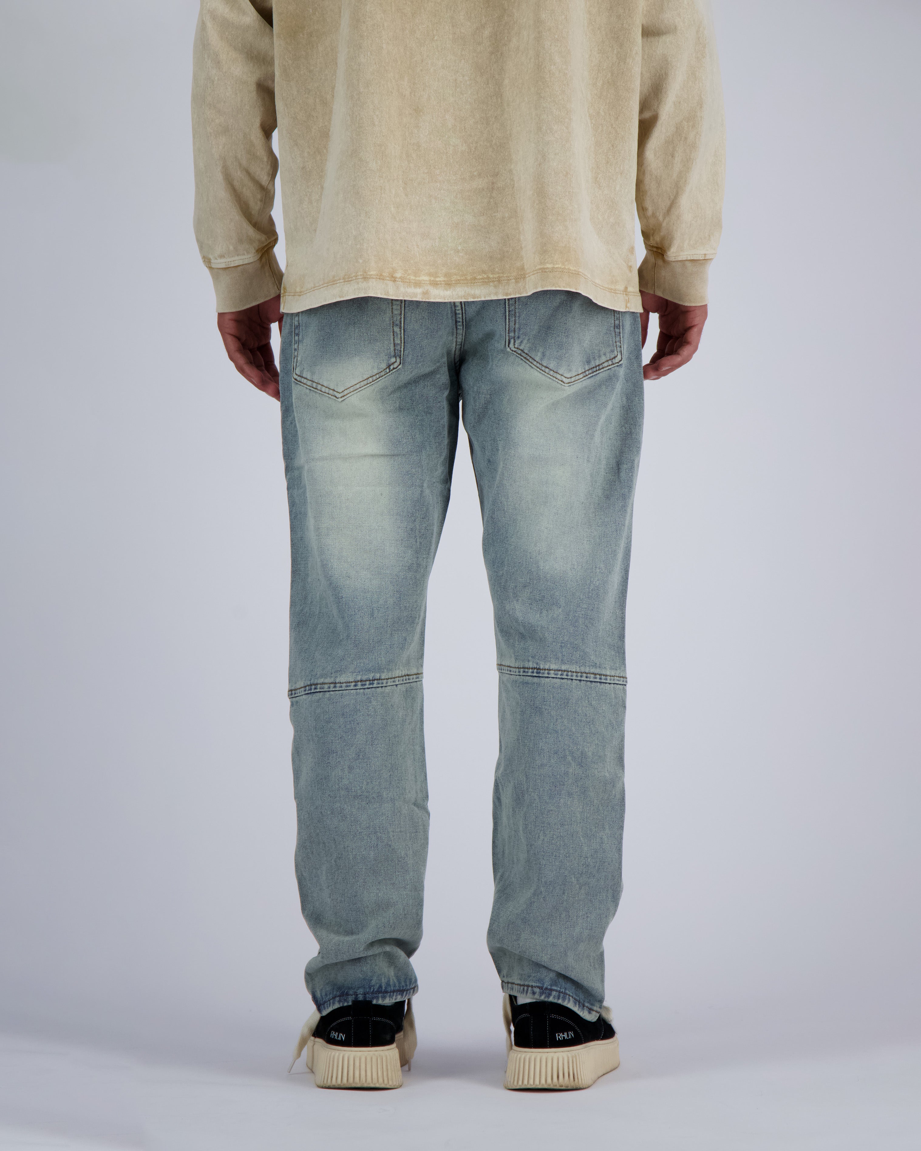 STRAIGHT WORKER DENIM | Blue