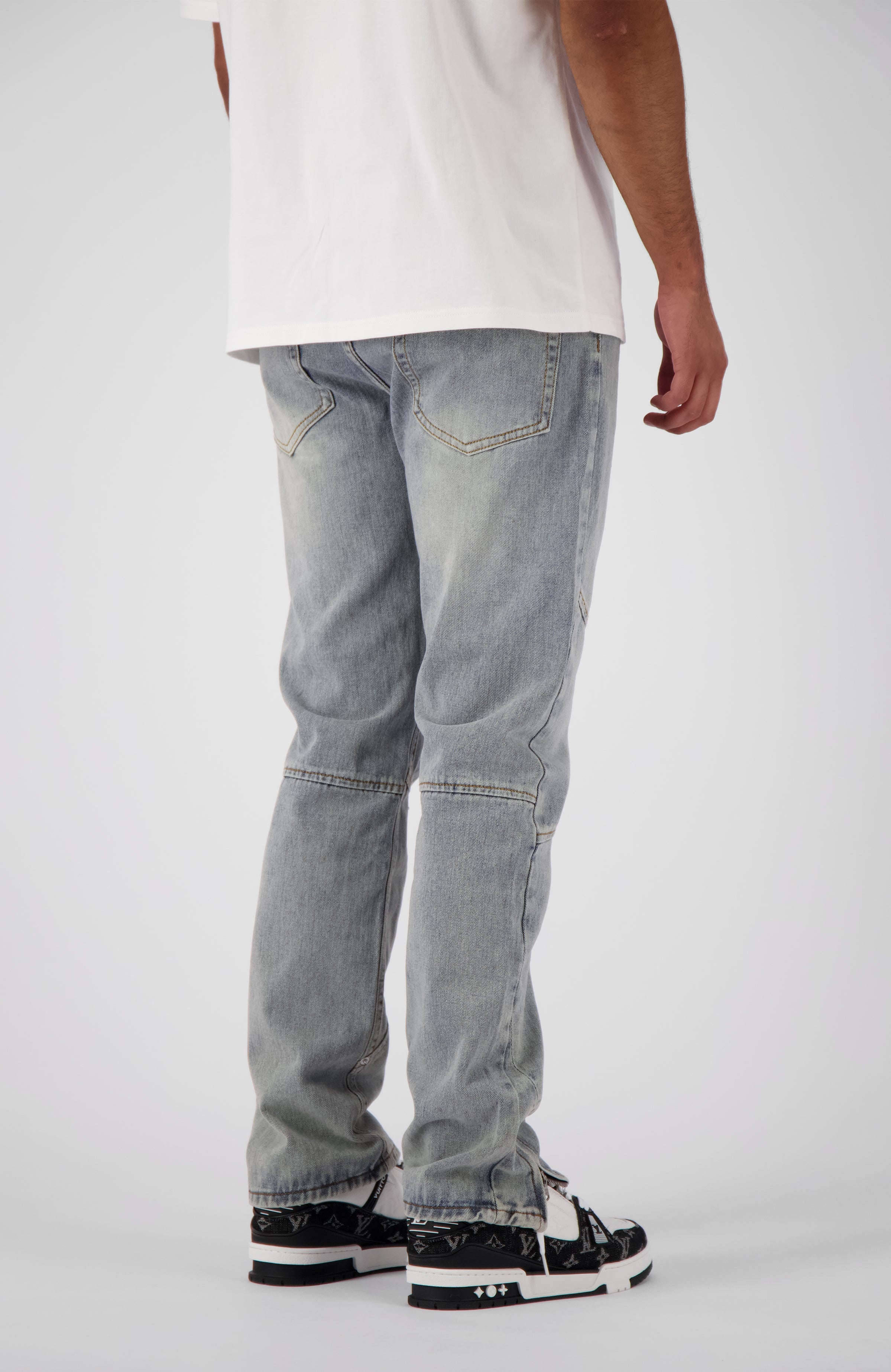 STRAIGHT WORKER DENIM | Blue