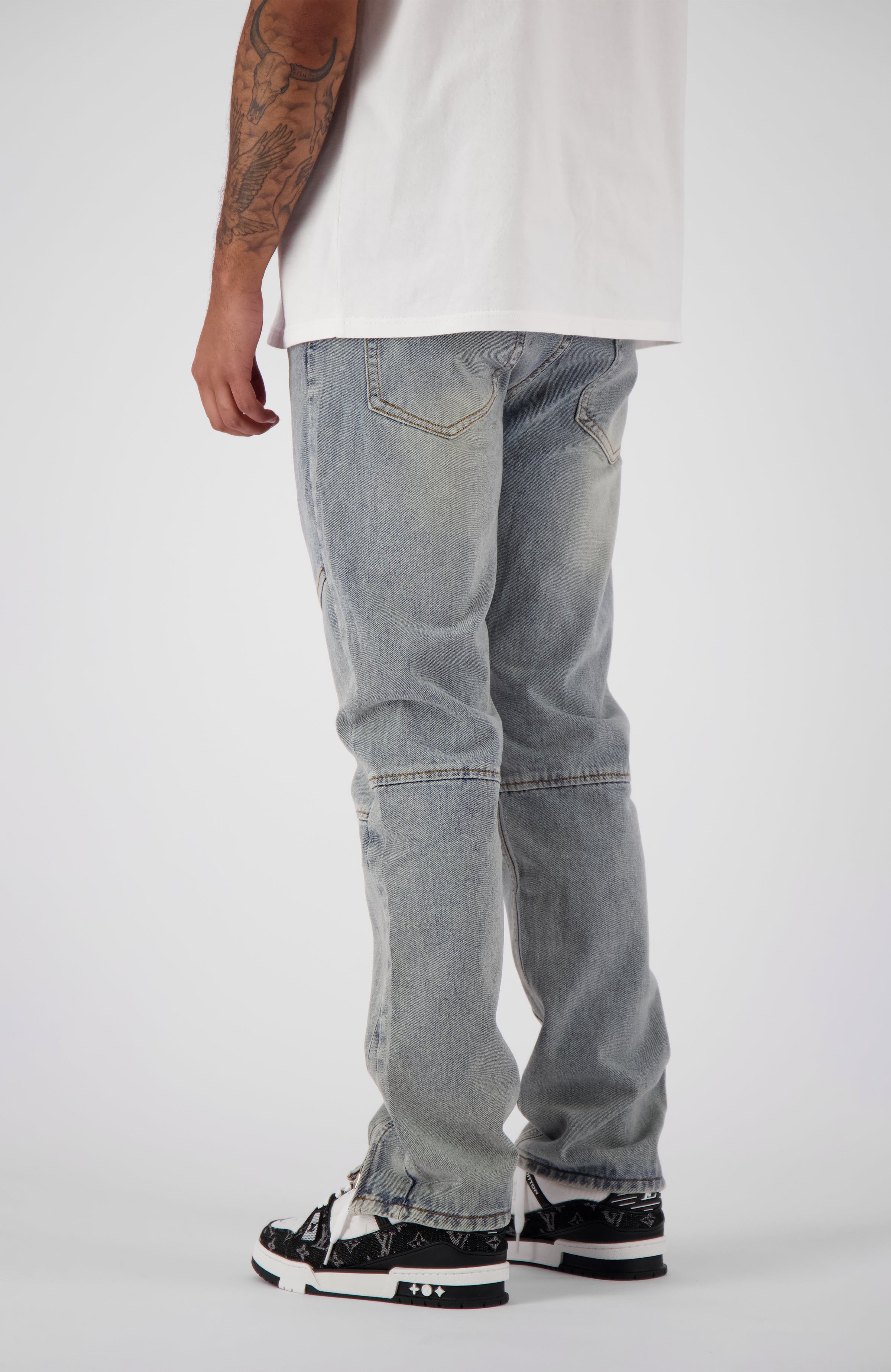 STRAIGHT WORKER DENIM | Blue