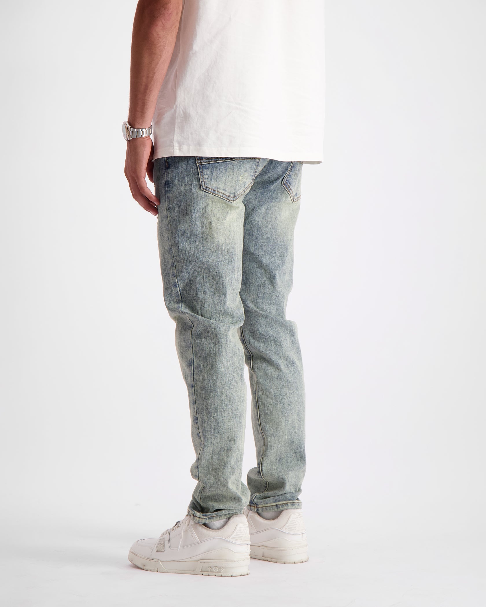 STRUCTURE SLIM DENIM | Blue