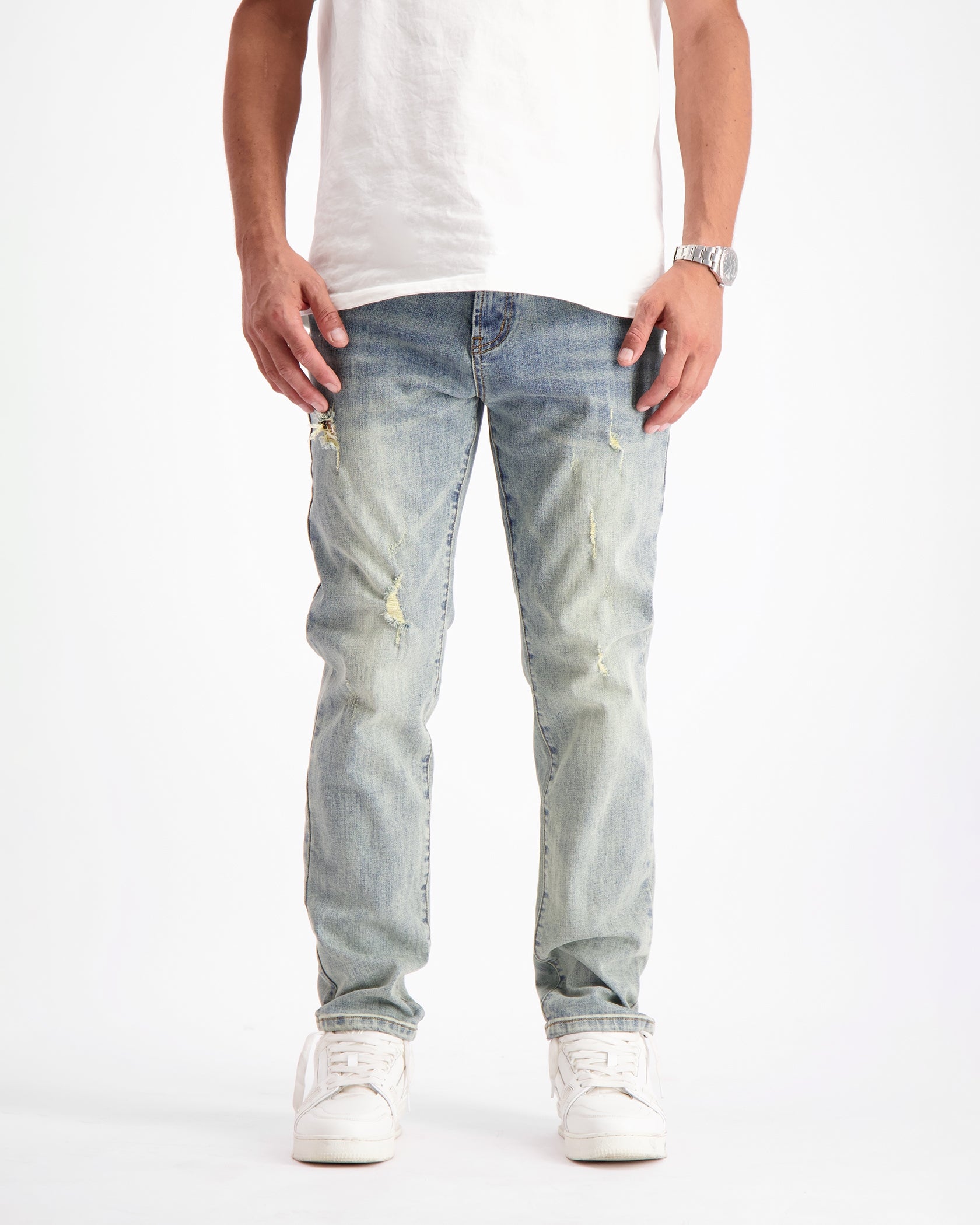 STRUCTURE SLIM DENIM | Blue
