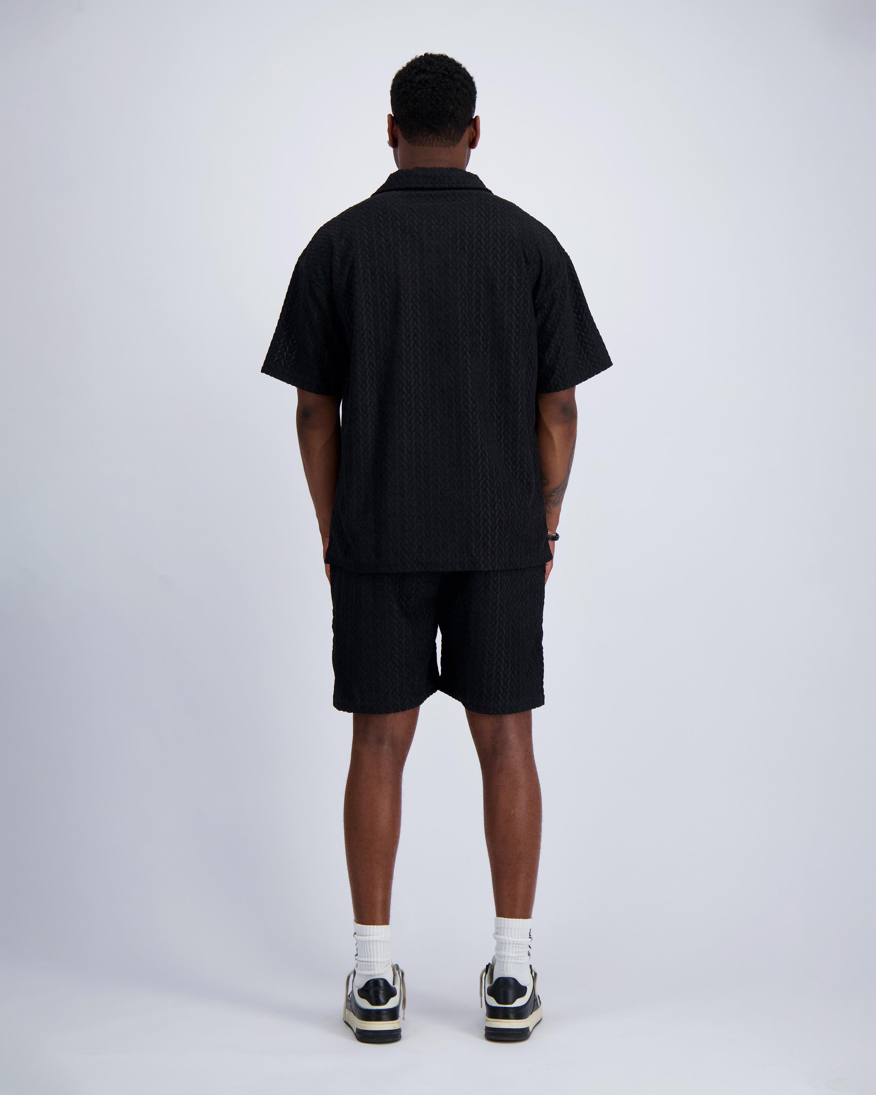 TERRY LOUNGE TWINSET  Zwart