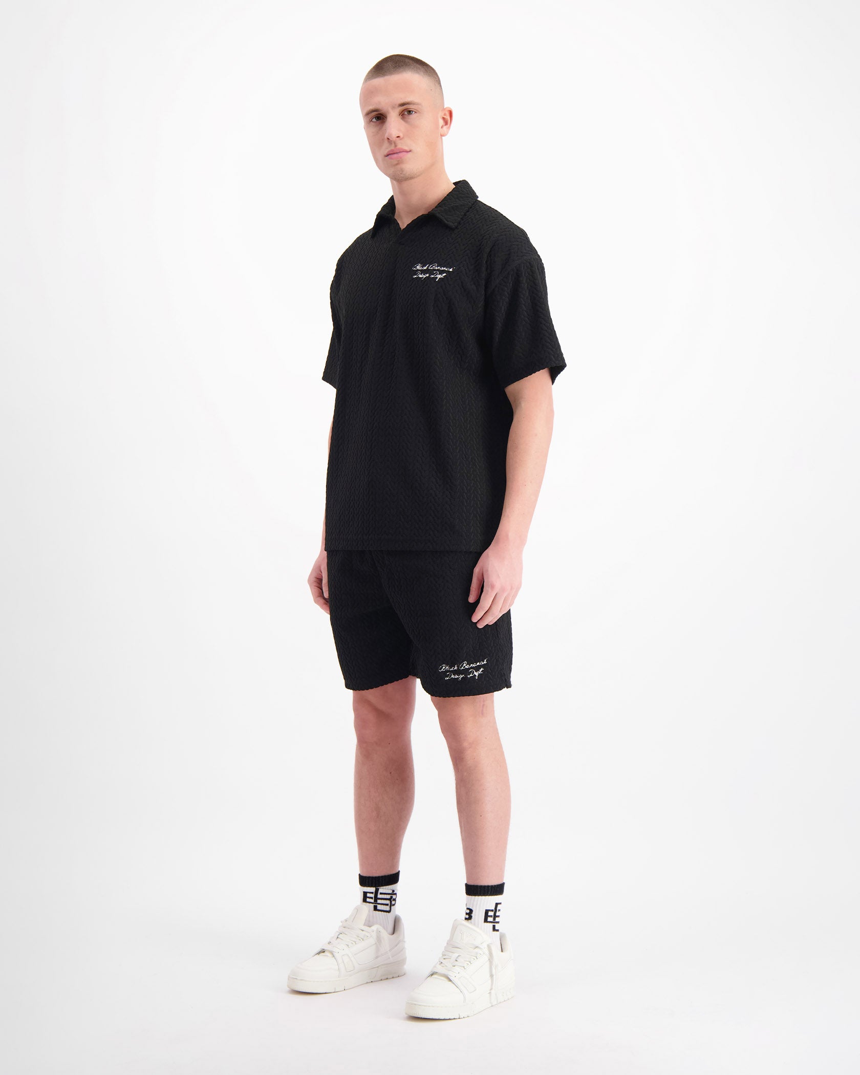 TERRY LOUNGE POLO | Black