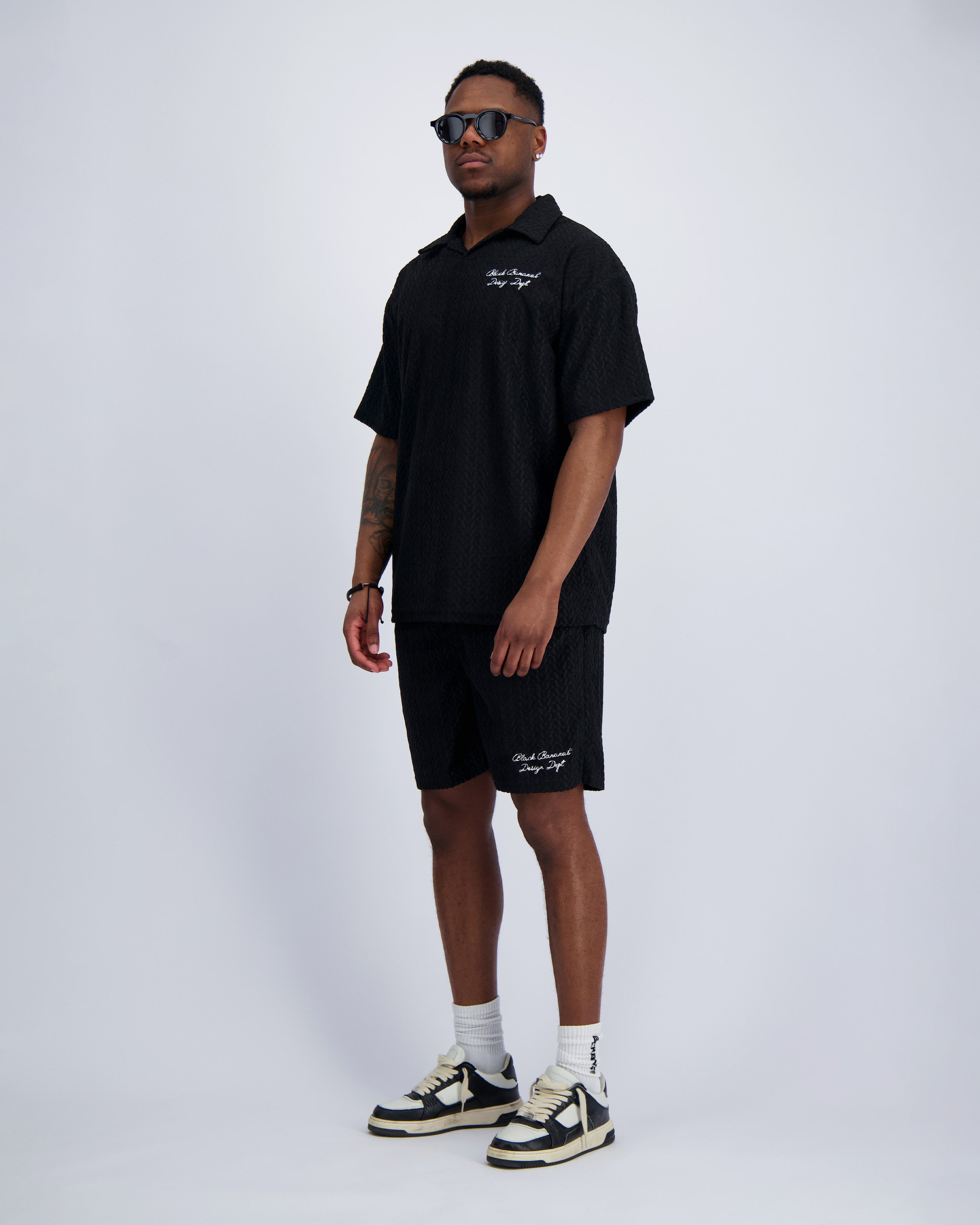 TERRY LOUNGE TWINSET  Zwart