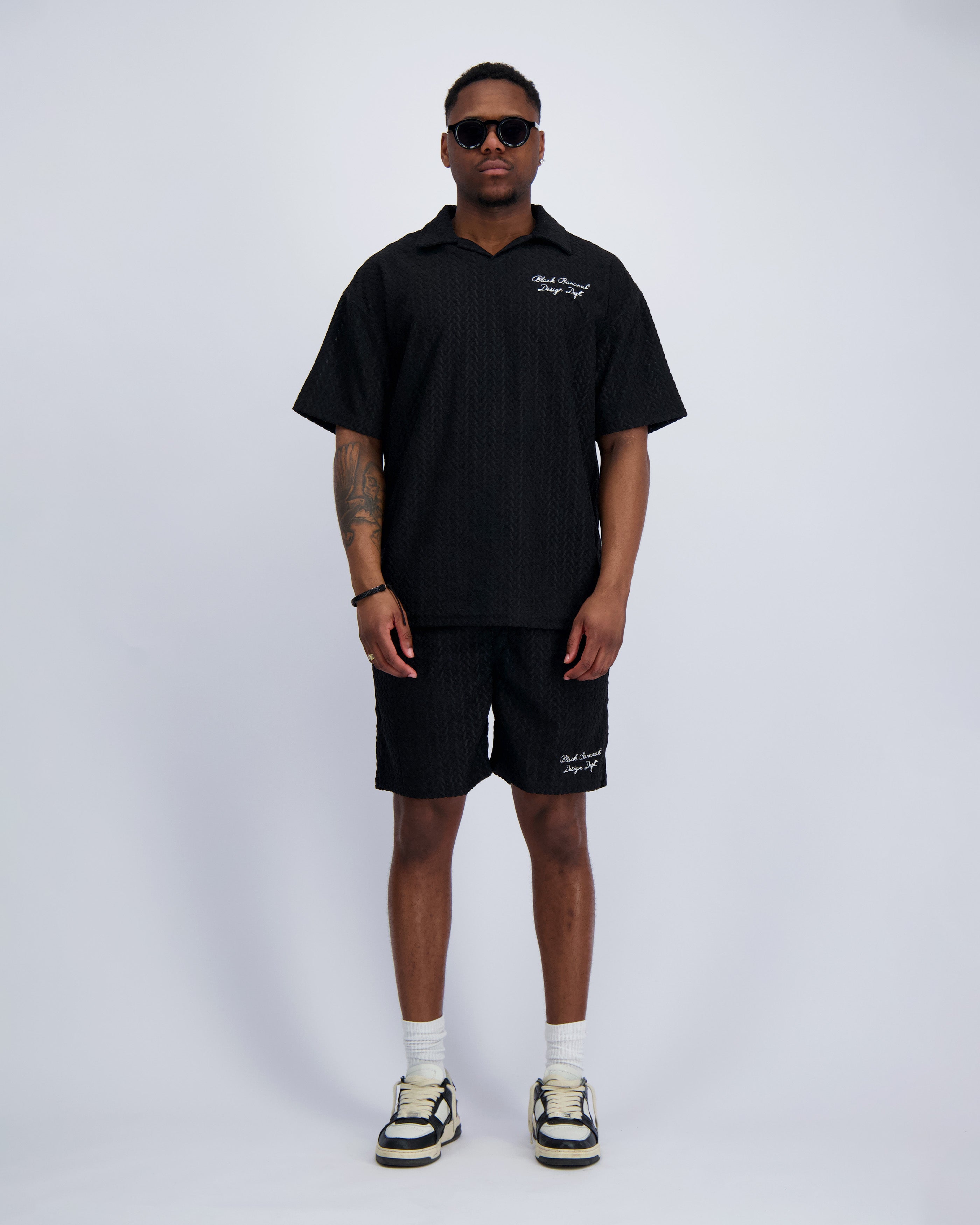 TERRY LOUNGE TWINSET  Zwart