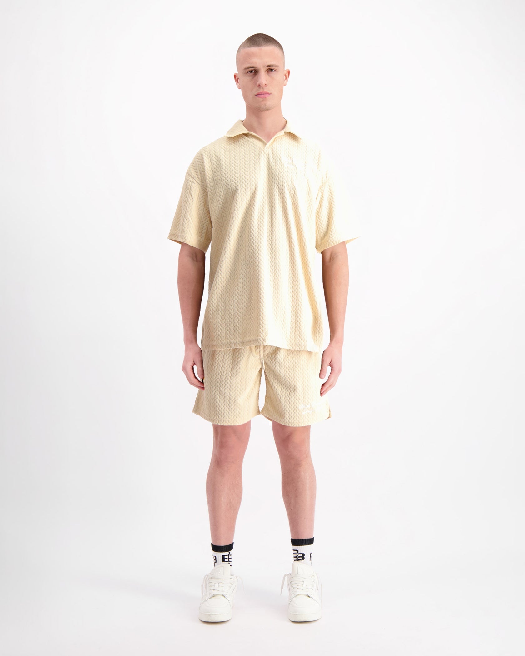 TERRY LOUNGE POLO | Sand