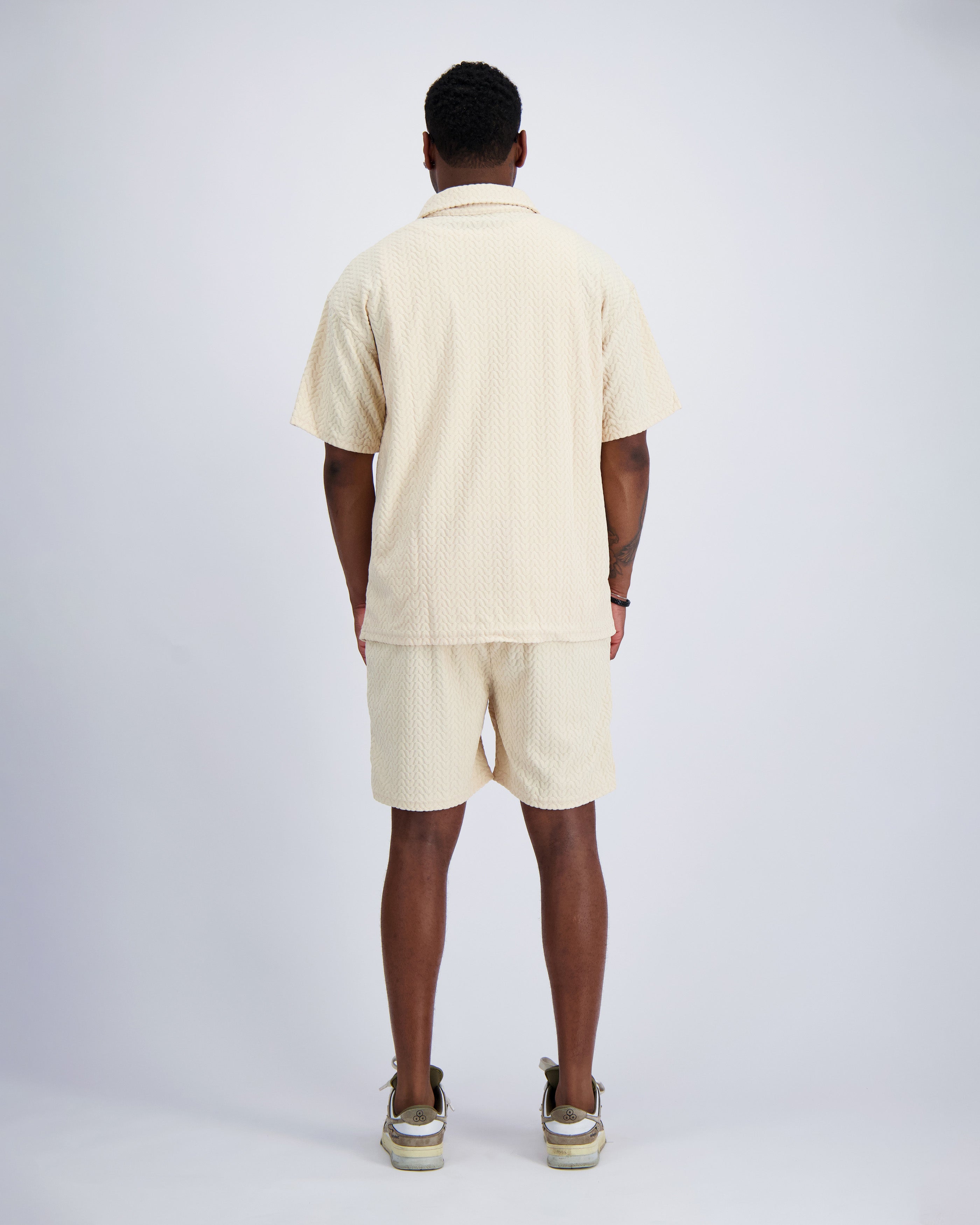 TERRY LOUNGE TWINSET  Zandkleurig