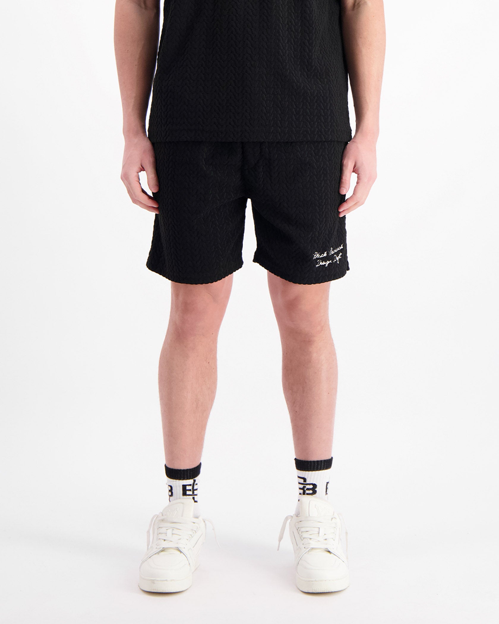 TERRY LOUNGE SHORTS | Black