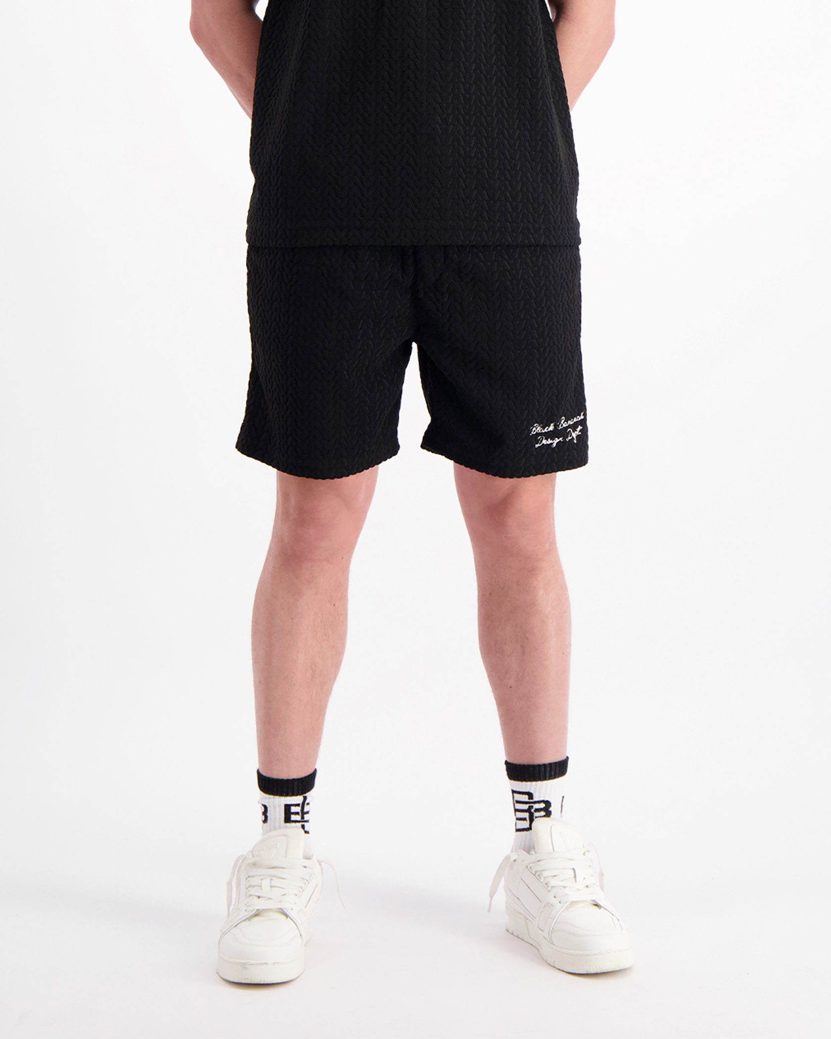TERRY LOUNGE SHORTS | Black