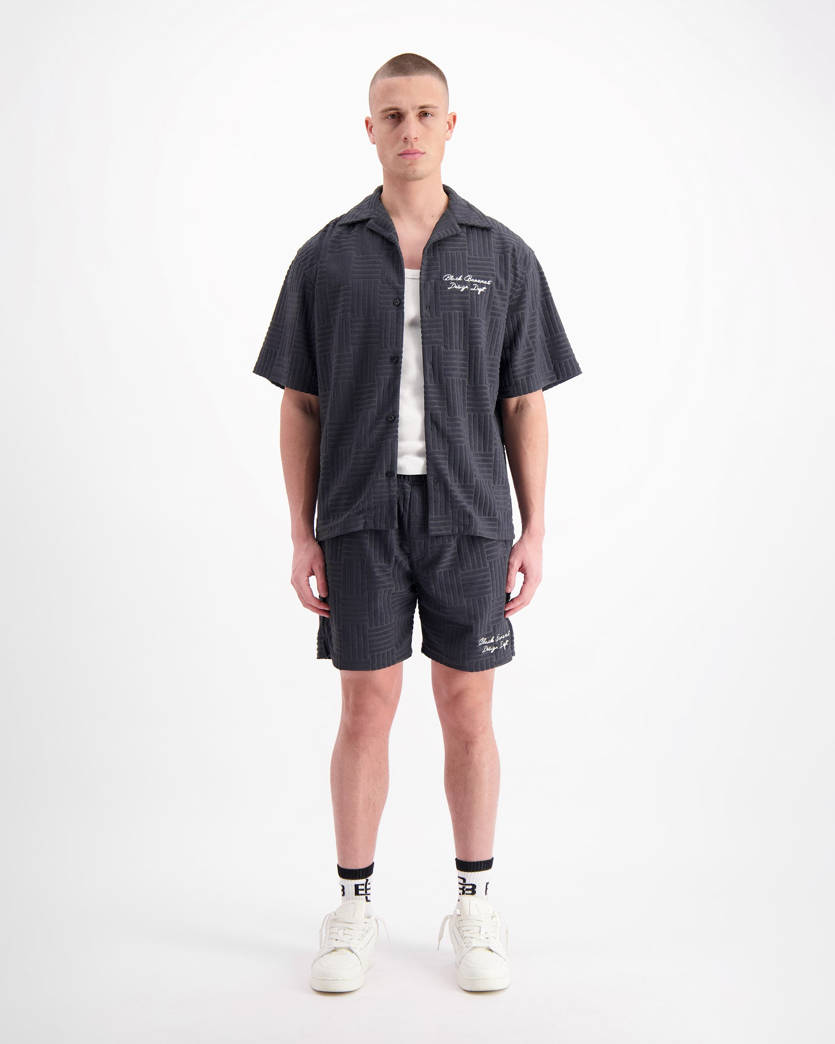 TERRY RESORT SHIRT | Navy