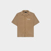 TERRY RESORT SHIRT | Brown