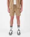 TERRY RESORT SHORTS | Brown