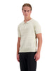TEXTURED ZIP POLO | Grey
