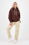 THICK LACES HOODIE | Brown